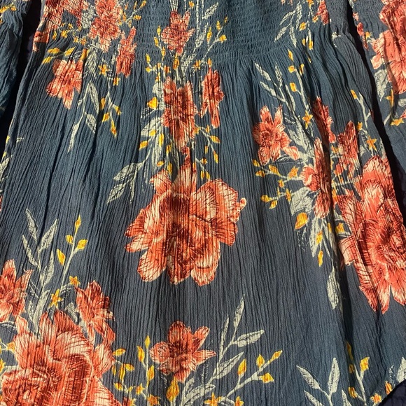 Billabong Free Flows Floral off the Shoulder Top - Picture 3 of 6